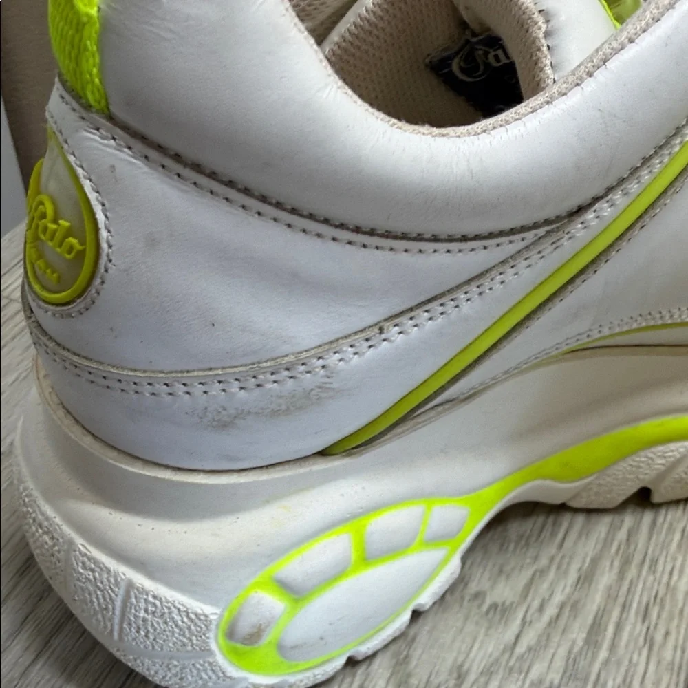 Buffalo Platform Sneakers with Neon Accents